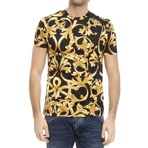 versace men's t shirts free shipping|Versace fitted shirts for men.